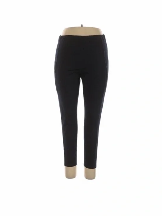 RBX Black Slim Cropped Ankle Leggings - Picture 4 of 5